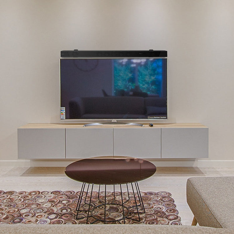 Universal Wall Bracket Non-Slip Storage Bracket for Long Strip Speaker(Black) by buy2fix