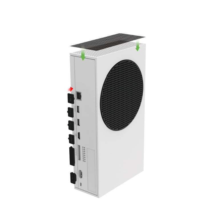 For XBOX Series S/X Host Dustproof Set Dust Plug,Style: Deluxe Edition by buy2fix