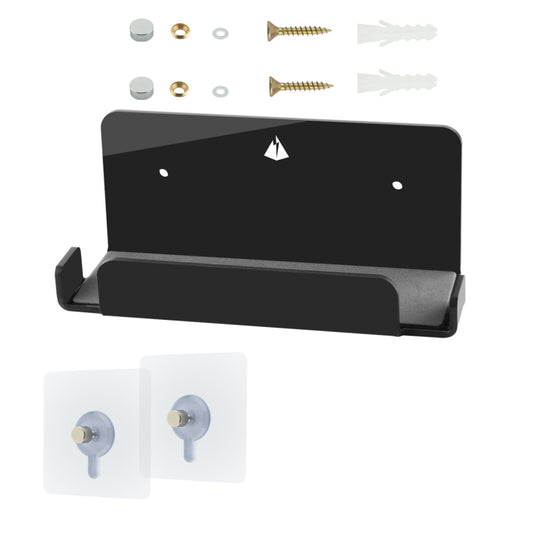 Game Console Wall Storage Bracket Game Console Accessories Storage Rack For Nintendo Switch(Black) by buy2fix