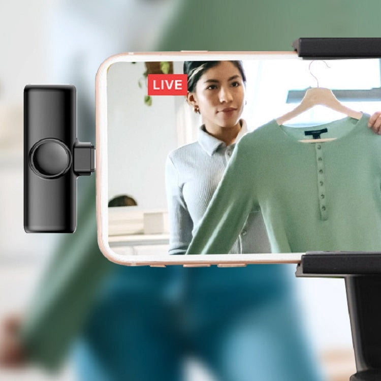 Lavalier Wireless Microphone , Specification: Type-C Direct 1 To 2 by buy2fix