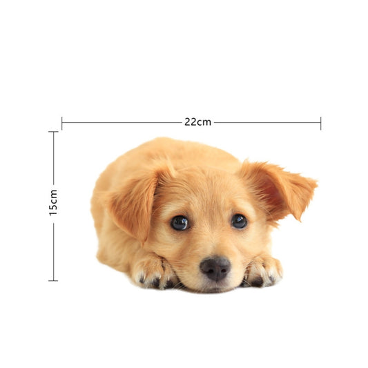 Style 1 Small 3D Simulation Dog Car Stickers Rain-Proof Sunscreen Car Sticker Scratch Shaving Decoration Stickers by buy2fix