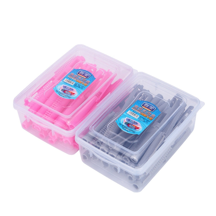 F2001 25 in 1 Perm Bar Styling Fluffy Perm Hair Clip Hair Salon Barber Shop Hairdressing Tools(Pink) by buy2fix