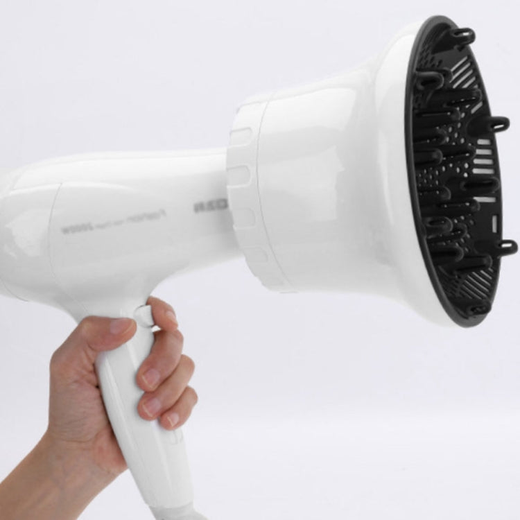 G8 Universal Hair Diffuser Adaptable For Blow Dryers with Rotatable Design Curly Hair Large Wind Hood(Black) by buy2fix