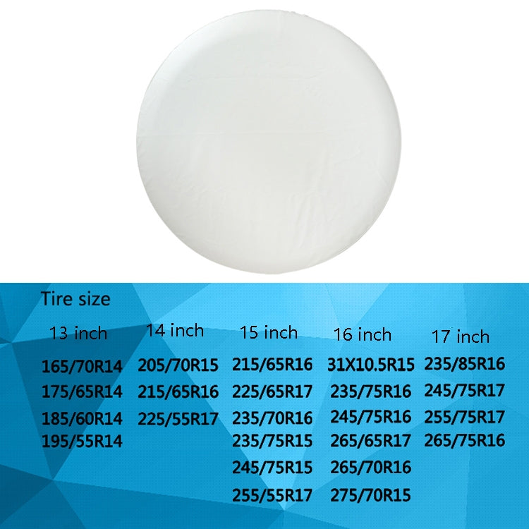 PVC Tire Cover Waterproof And Dust-Proof Car Spare Tire Cover, Size: 17 inch by buy2fix