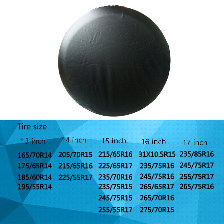 PVC Tire Cover Waterproof and Dust-proof Car Spare Tire Cover, Size: 15 inch by buy2fix