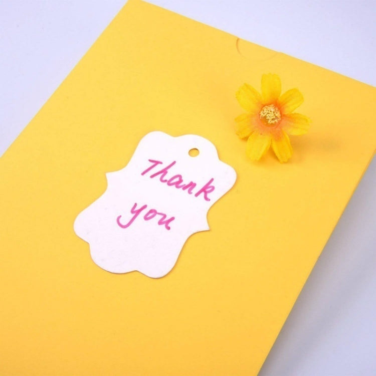 Gift Packaging Tag With Twine(100pcs /Pack White) by buy2fix