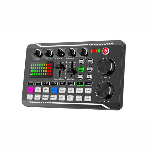 F998 Live Sound Card 16 Sound Effects Noise Reduction Mixers by buy2fix