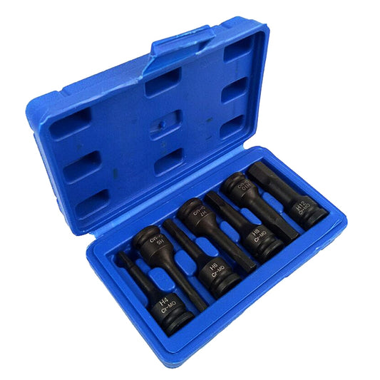 7 PCS / Set 3/8 Inch Pneumatic Pressure Batch Socket Set Tool, Specification: 7089 H Type by buy2fix