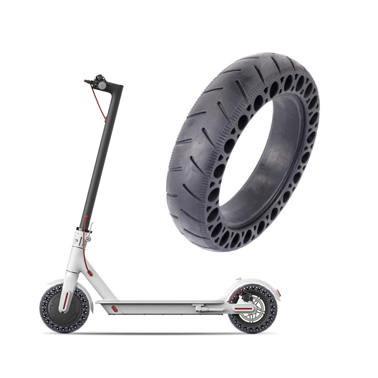 9.5 inch Electric Scooter Shock-Absorbing Honeycomb Solid Tires For Xiaomi Mijia M365(Black) by buy2fix
