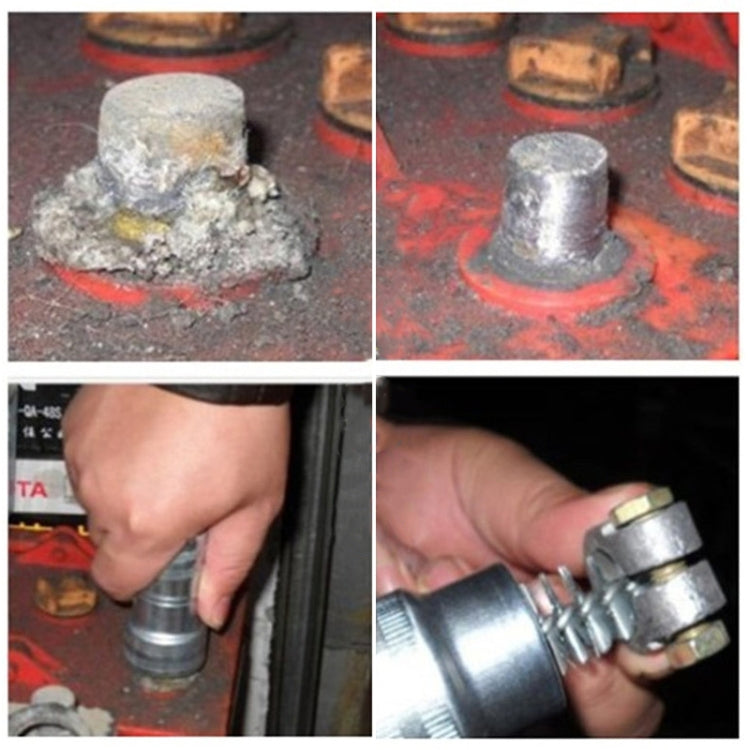 5 PCS 114 Car Cleaning Tools Battery Pile Head Brush(As Show) by buy2fix