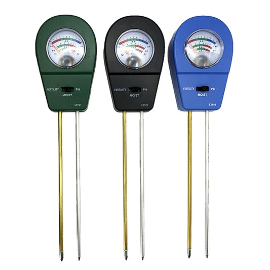 LY101 Flower And Grass Soil Detector PH Cantoneal Alkalin Testor(Black) by buy2fix