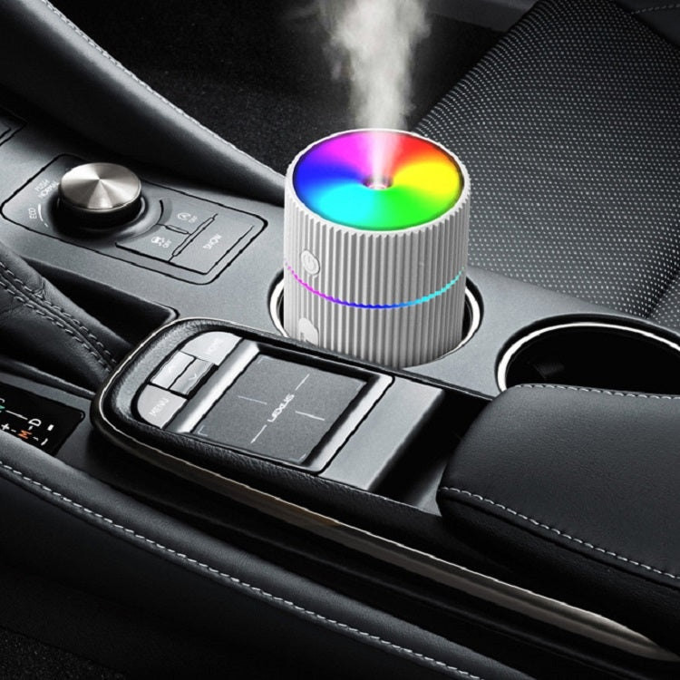 Colorful Cup Humidifier USB Mini Car Air Purifier(White) by buy2fix
