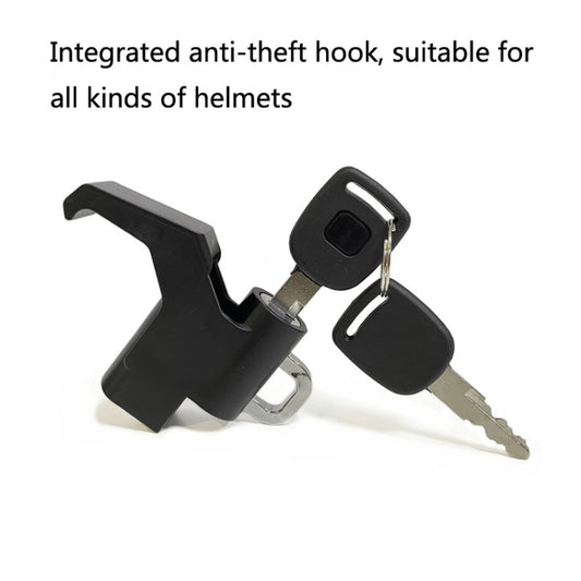 3 Sets Motorcycle Helmet Fixed Lock Hook(Black) by buy2fix