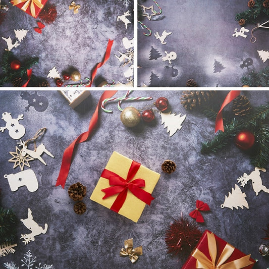3D Stereo Double-Sided Photography Background Paper(Christmas Gray) by buy2fix