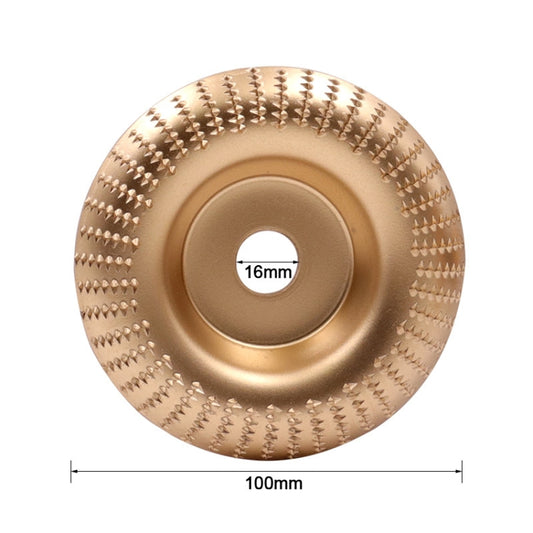 Woodworking Sanding Plastic Stab Discs Hard Round Grinding Wheels For Angle Grinders, Specification: 100mm Rose Gold Curved by buy2fix
