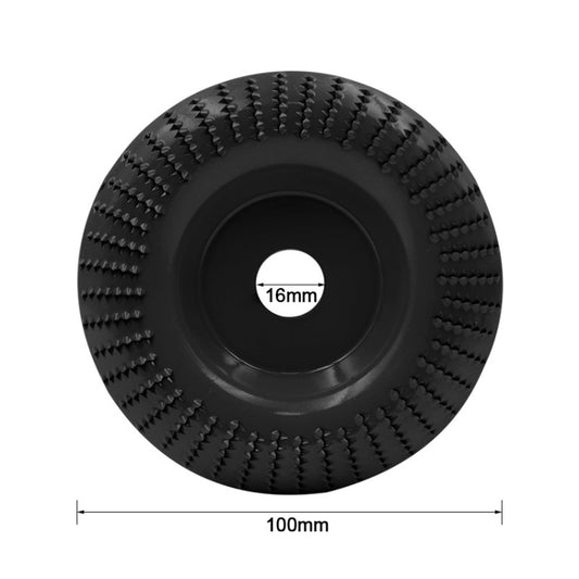 Woodworking Sanding Plastic Stab Discs Hard Round Grinding Wheels For Angle Grinders, Specification: 100mm Black Curved by buy2fix