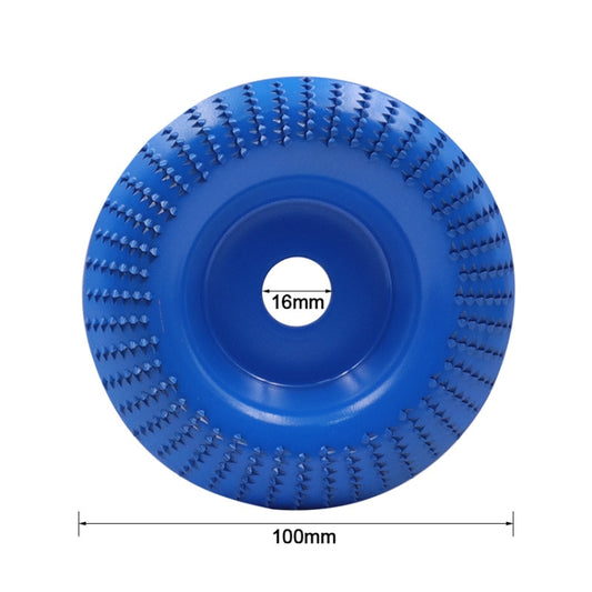 Woodworking Sanding Plastic Stab Discs Hard Round Grinding Wheels For Angle Grinders, Specification: 100mm Blue Curved by buy2fix