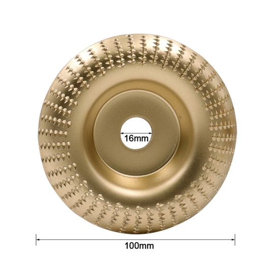 Woodworking Sanding Plastic Stab Discs Hard Round Grinding Wheels For Angle Grinders, Specification: 100mm Golden Curved by buy2fix