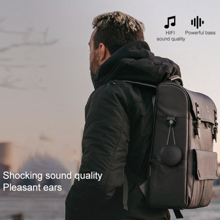 F5 TWS Outdoor Waterproof Mini Bluetooth Speaker with Lanyard Support Hands-free(Black) by buy2fix