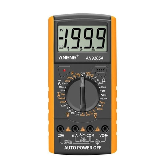 ANENG Automatic High-Precision Intelligent Digital Multimeter, Specification: AN9205A(Orange) by ANENG