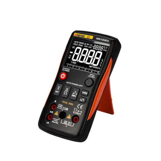 ANENG AN-Q1 Automatic High-Precision Intelligent Digital Multimeter, Specification: Standard with Cable(Orange) by ANENG