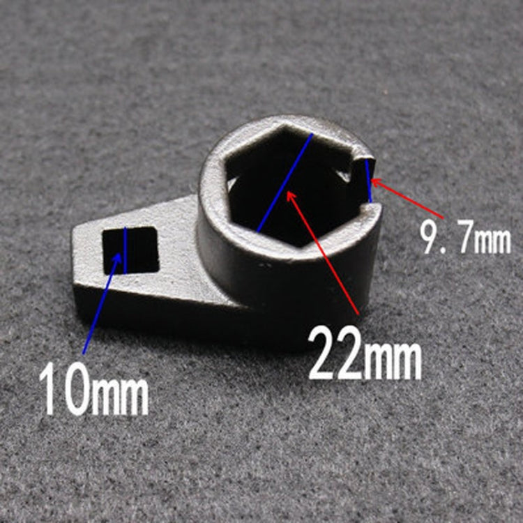 2 PCS 22mm Car Oxygen Sensor Sleeve Disassembly Wrench Tools(Black) by buy2fix