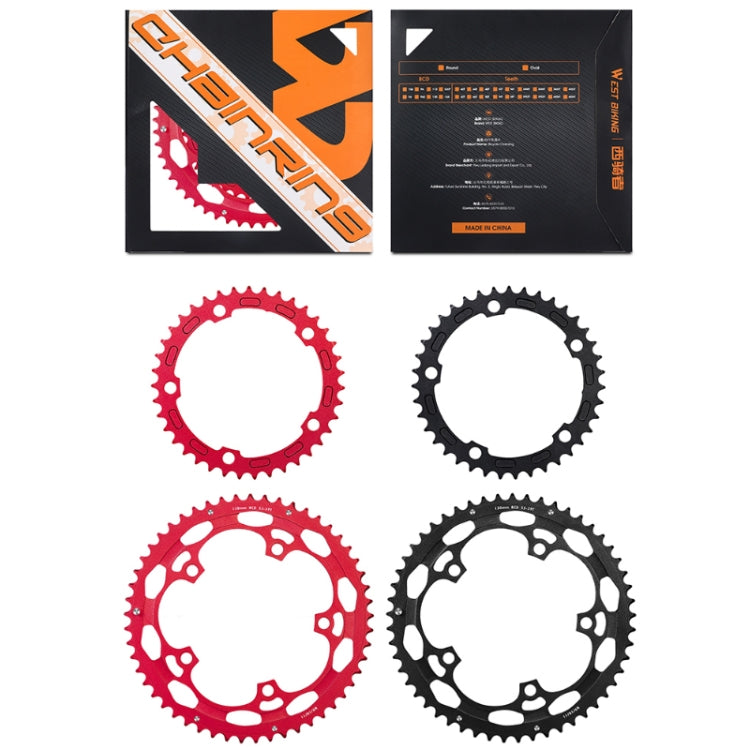 WEST BIKING YP0719274 53-39T Road Bike Crank Racing Double Disc(Red) by WEST BIKING