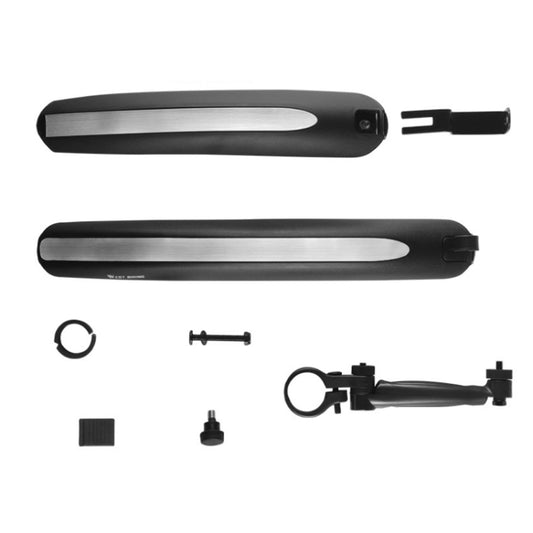 WEST BIKING YP0714018 Bicycle Folding Reflective Mudguard(Black) by WEST BIKING