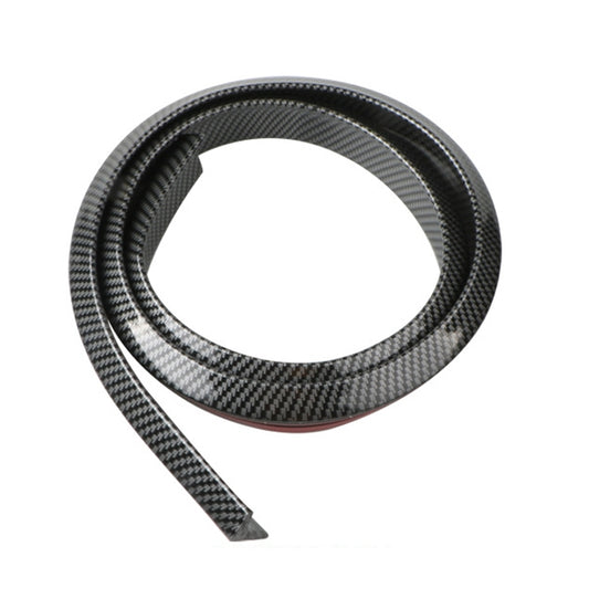 Car Universal Tail Paste Top Wing, Specification: 3.5cm Carbon Fiber Black by buy2fix