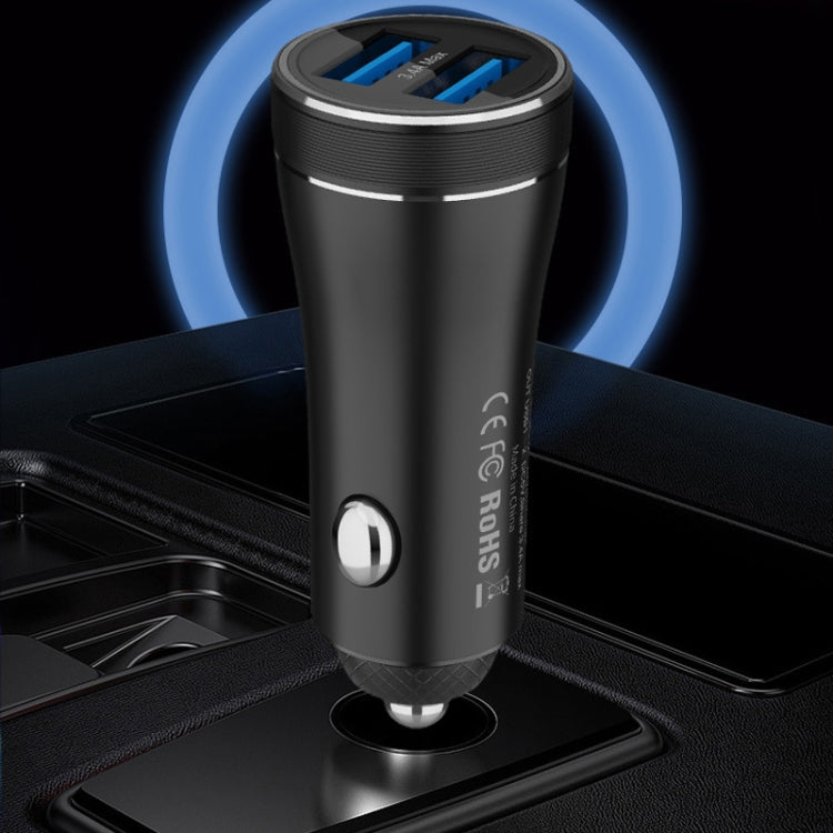 QIAKEY BK928 Dual Ports Fast Charge Car Charger by QIAKEY