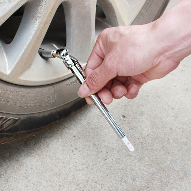 Car Tire Pen Car Portable Tire Pressure Gauge(Silver 1092) by buy2fix