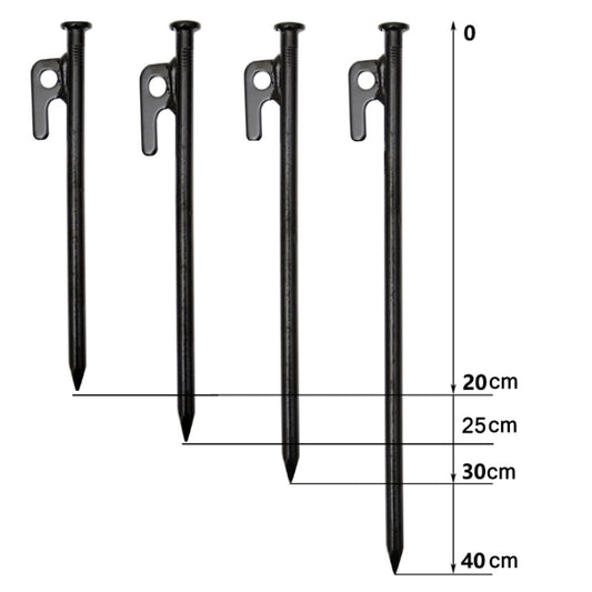 8 PCS 30cm Outdoor Camping Windproof Fixed Canopy Ground Nails by buy2fix