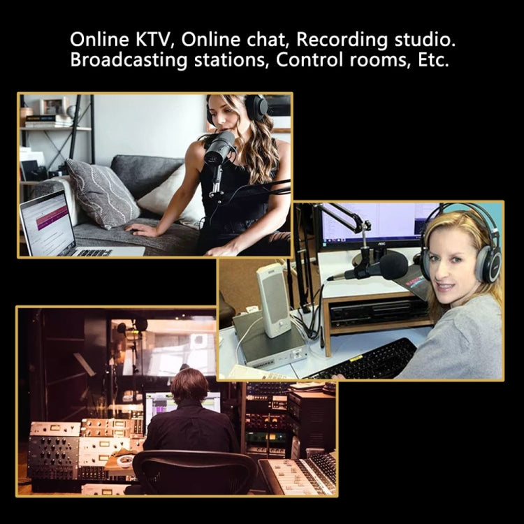 Microphone Desktop Cantilever Stent 360 Degree Rotating Bracket(GAZ-40P W) by buy2fix