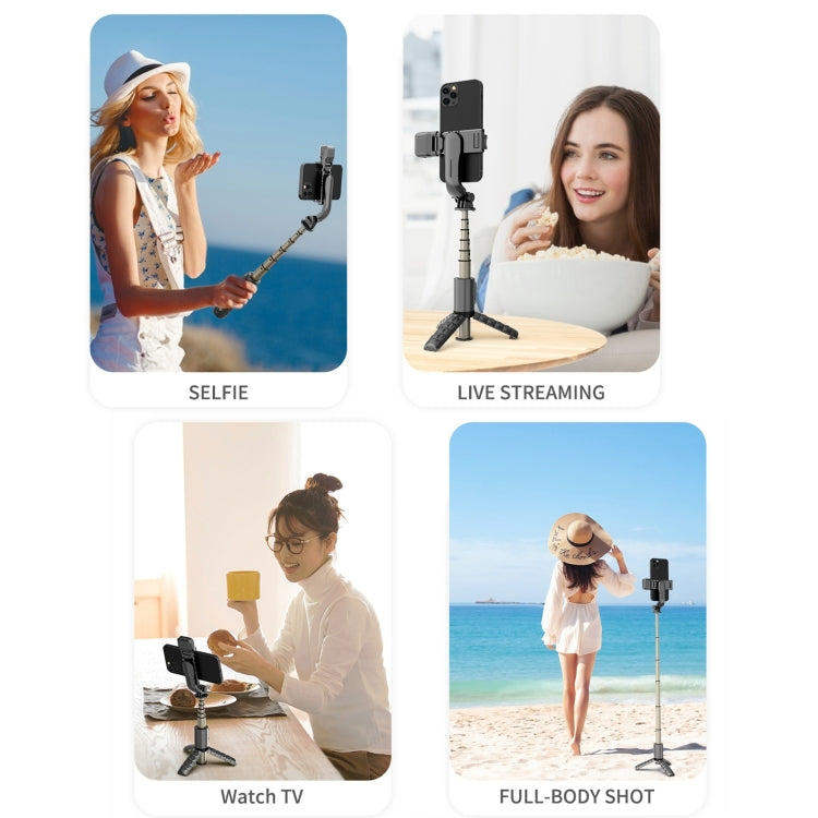 Mini Selfie Stick Integrated Multifunctional Bluetooth Selfie, Specification: Q10S 70cm With Fill Light by buy2fix