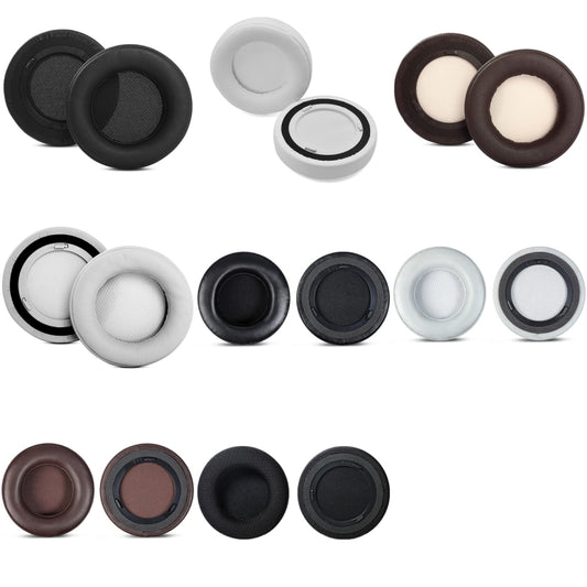 2 PCS 001 Headset Earmuffs with Snap-fit for Corsair Virtuoso RGB, Spec: White by buy2fix