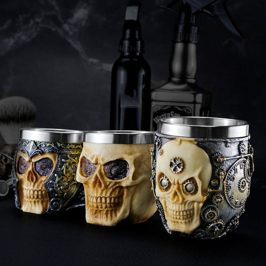 Skull Cleansing Shaving and Foaming Tools, Color Classification: Armor Bubbling Bowl, Random Color Delivery by buy2fix