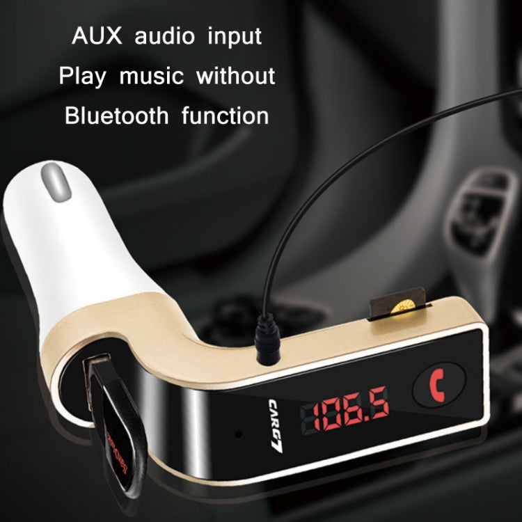 G7 Car Hands-Free Bluetooth FM Player MP3(Black) by buy2fix