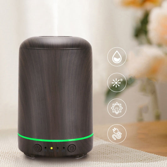 STB-105 Wood Grain Aromatherapy USB Air Purifier(Dark Wooden Grain) by buy2fix