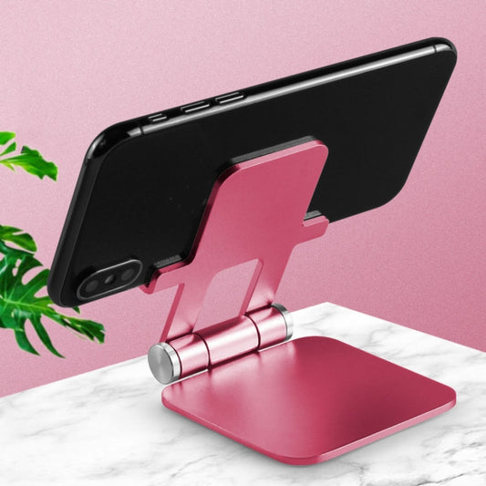 MT510 Universal Metal Folding Stand For Mobile Phone And Tablet(Rose Gold) by buy2fix