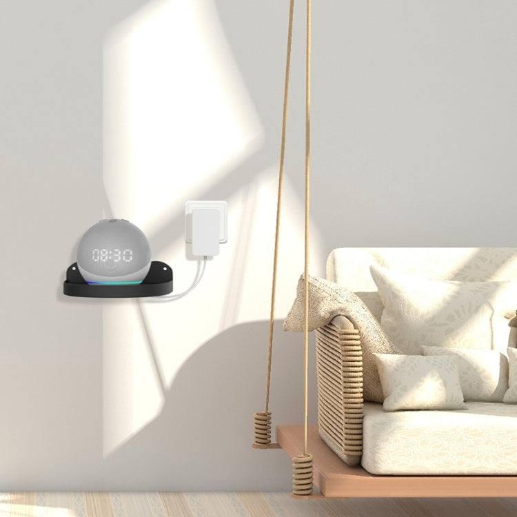 2 PCS Wall Mount For Amazon Echo Dot 4(White) by buy2fix