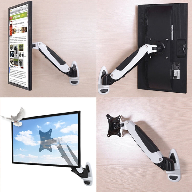 Gibbon Mounts GM111W Wall-Mounted Telescopic Computer Monitor Stand(Factory Color) by Gibbon Mounts