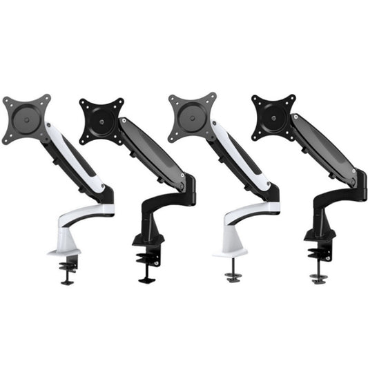 Gibbon Mounts Multifunctional Telescopic Rotating Lifting Monitor Stand, Color: GM112FC Clip Table White by buy2fix