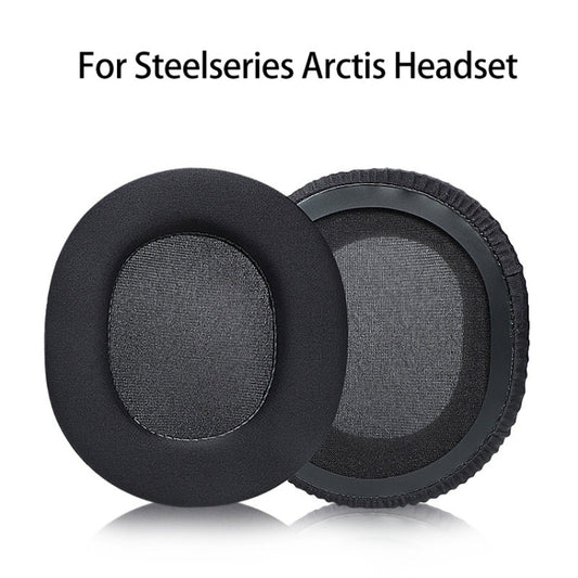 2pcs Sponge Headset Pad for Steelseries Arctis Pro 3 / Arctis 3 / 5 / 7(Black Gel) by buy2fix