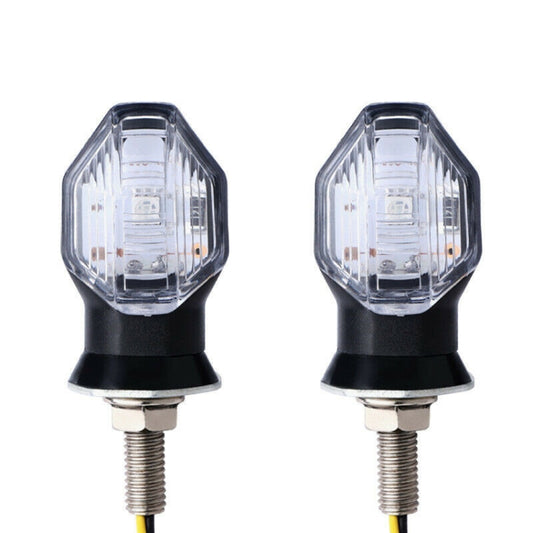 2pcs Motorcycle Steering Lamp Small Shark LED Highlight(MK-100) by buy2fix