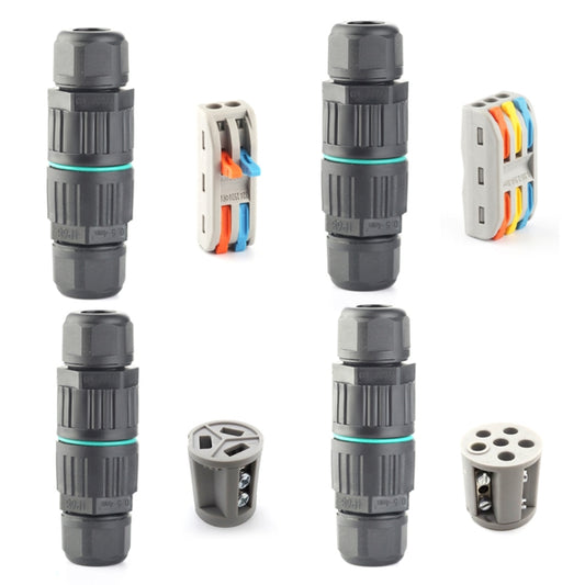 CDF-200/3 Waterproof Wire Connector With 2 Pin Quick Connector by buy2fix