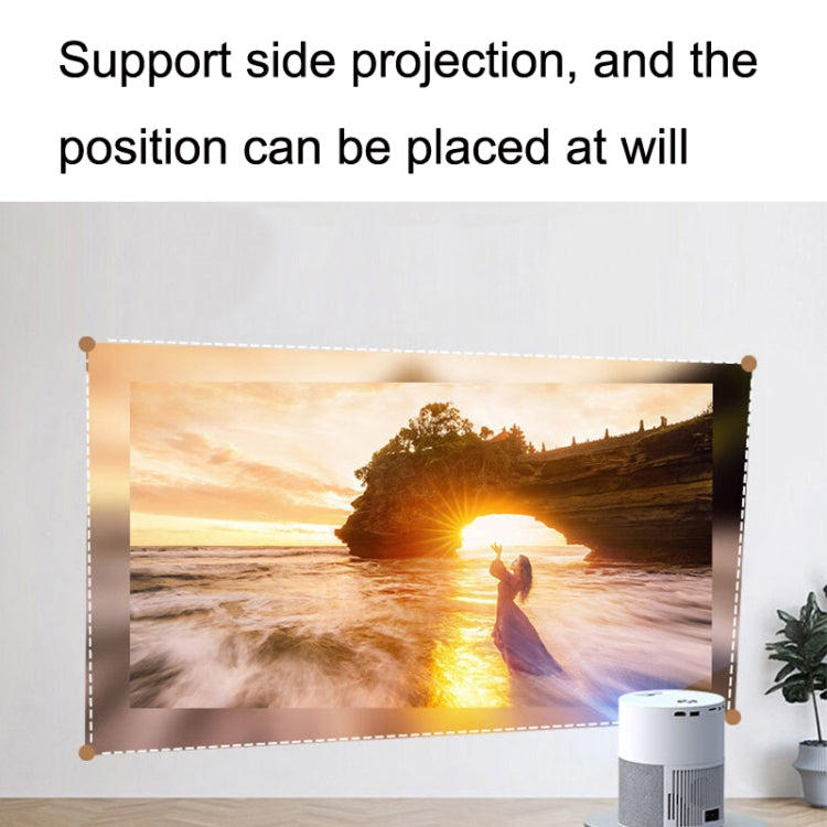 M1 Home Commercial LED Smart HD Projector, Specification: EU Plug(Phone with Screen Version) by buy2fix