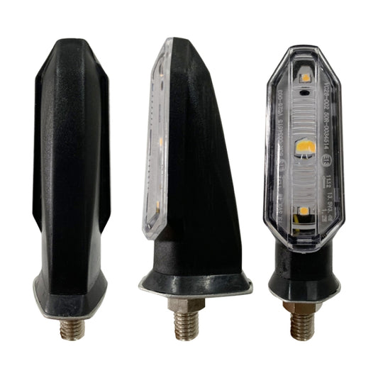 1 Pair MK-121 3 LEDs Shark Motorcycle Signal Lamp(Yellow Light) by buy2fix