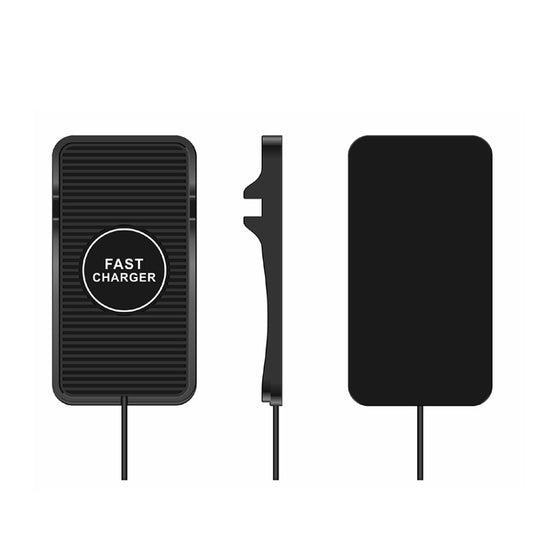 C7 Car Navigation 2 In 1 Multi-Function Non-Slip Pad USB Wireless Charger(Black) by buy2fix