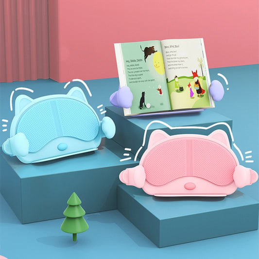 Cat Shape Retractable Tablet Stand(Blue) by buy2fix