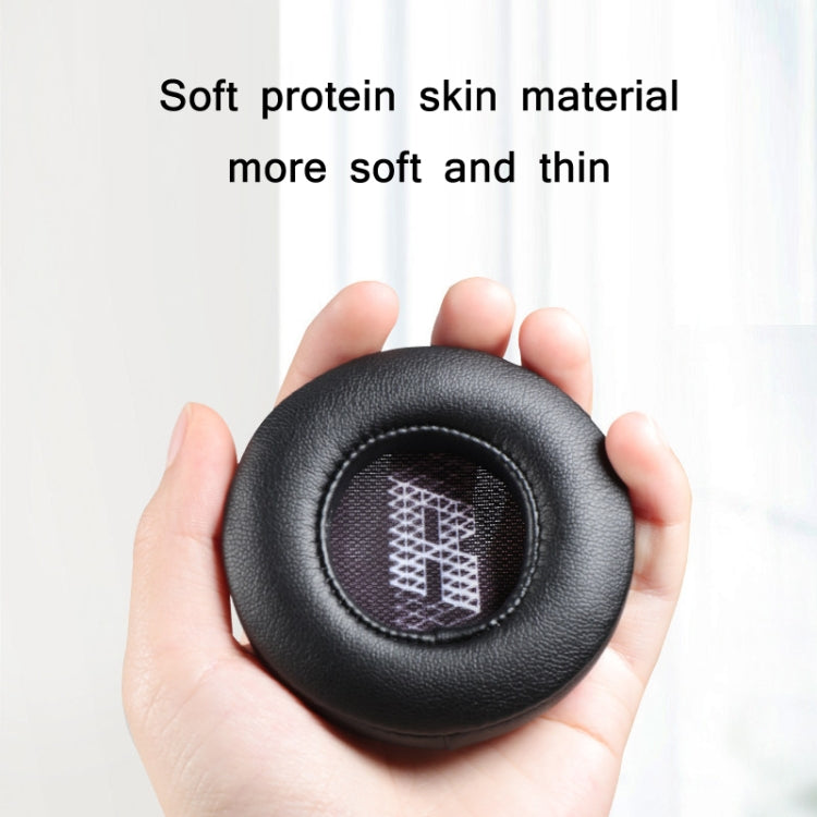 2pcs Protein Skin Sponge Earphone Cover For JBL E45BT/E35/E45(B-Black) by buy2fix